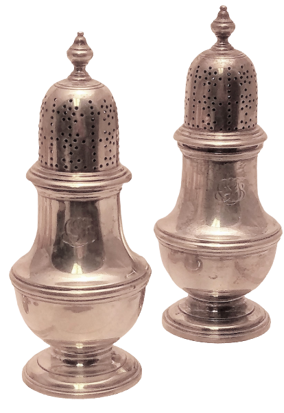 Tiffany & Co. Pair of Sterling Silver Salt Shakers