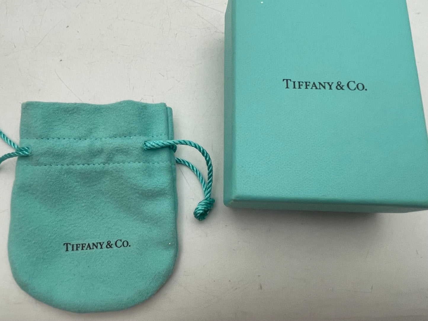 Tiffany & Co. by E. Peretti Mesh Sterling Silver & Pearl Necklace with Original Pouch & Box